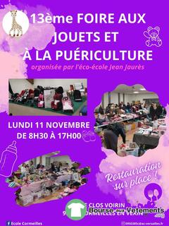 Photo de la bourse aux vêtements 13ème foire aux jouets et objets de puériculture