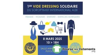 Photo de la bourse aux vêtements 1er Vide dressing solidaire du Soroptimist International Alb