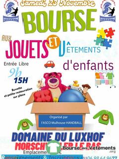 Photo de la bourse aux vêtements 1ère bourse aux vêtements et jouets de l'ASCO Mulhouse Handb