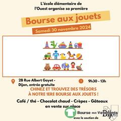 1ière Bourse aux jouets Ecole élementaire de l'Ouest