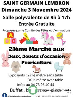 Photo de la bourse aux vêtements 21ème Marché aux Jeux et Jouets d'Occasion, Puériculture