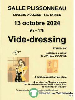 Photo de la bourse aux vêtements 22e vide-dressing de l'amicale laïque du château d'olonne