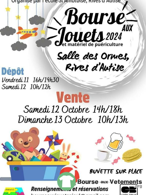 22ème bourse aux jouets et matériel de puériculture