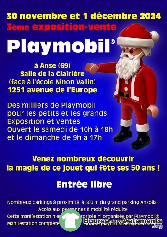 3ieme Exposition et bourse Playmobil