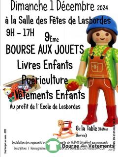 9eme bourse aux jouets de l'ecole de lasbordes