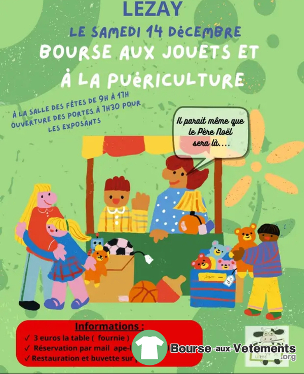 Bourse au jouets et à la puériculture