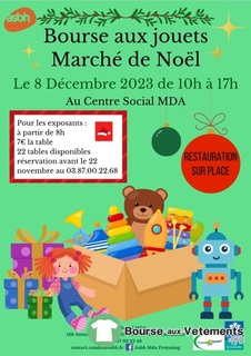 Bourse au jouets et marché de Noel