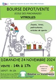 Bourse depot vente - ecole des pinchinades - apres midi 14h