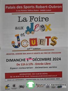 Bourse aux jouets