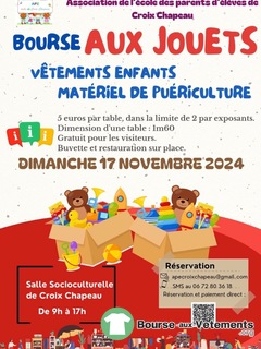 Photo de la bourse aux vêtements Bourse aux jouets