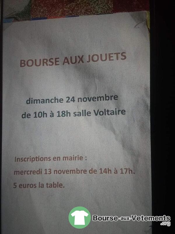 Bourse aux jouets