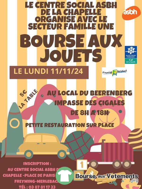 Bourse aux jouets