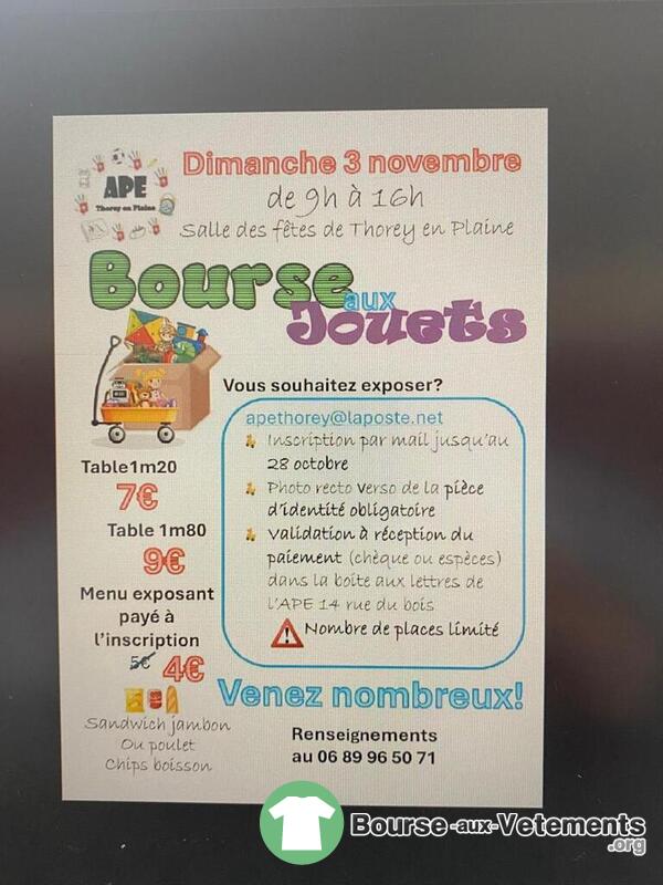 Bourse aux jouets