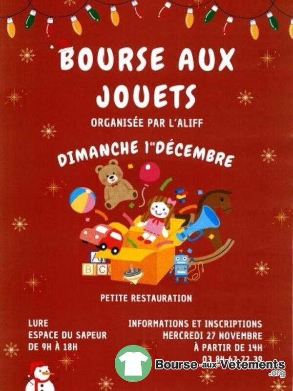 Bourse aux jouets annuelle