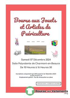 Bourse aux jouets et articles de puériculture