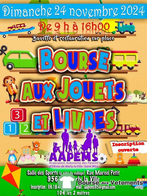 Bourse aux jouets et livres