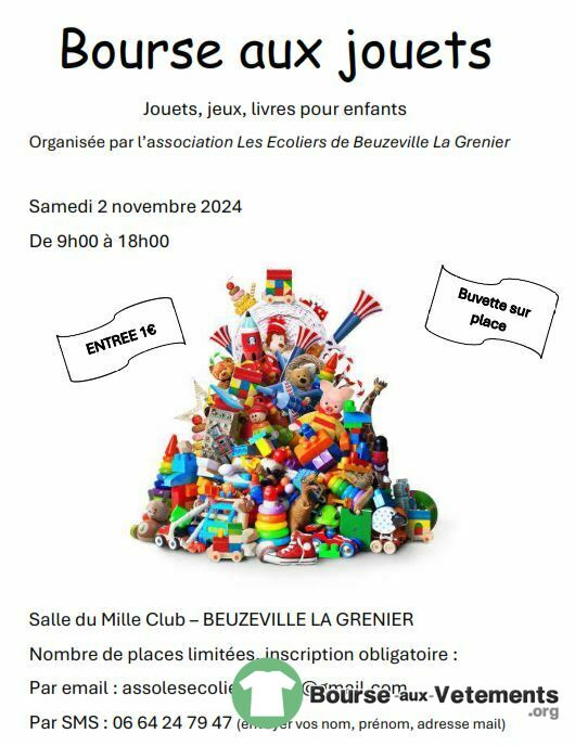 Bourse aux jouets et livres enfants