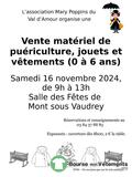 Photo Bourse aux jouets et matériels de puériculture. à Mont-sous-Vaudrey