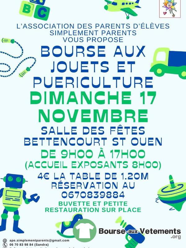 bourse aux jouets et de puériculture