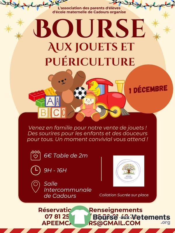 Bourse aux jouets et Puériculture