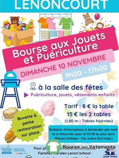 Photo de la bourse aux vêtements Bourse aux jouets et Puériculture