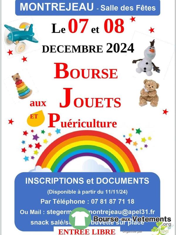 Bourse aux jouets et puériculture