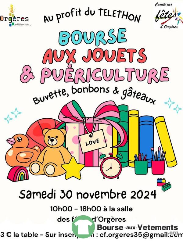 Bourse aux jouets et puericulture