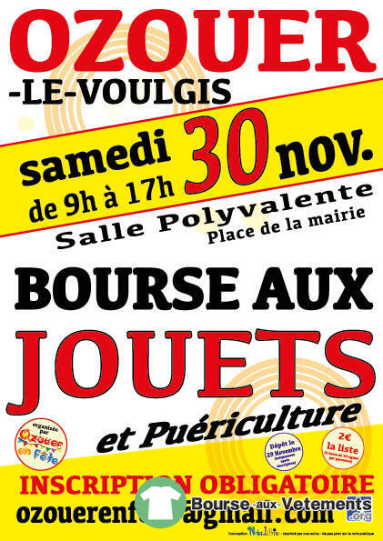 Bourse aux jouets et puericulture