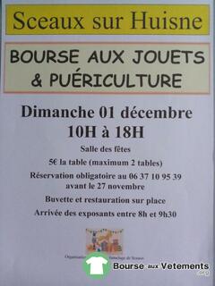 bourse aux jouets et puériculture