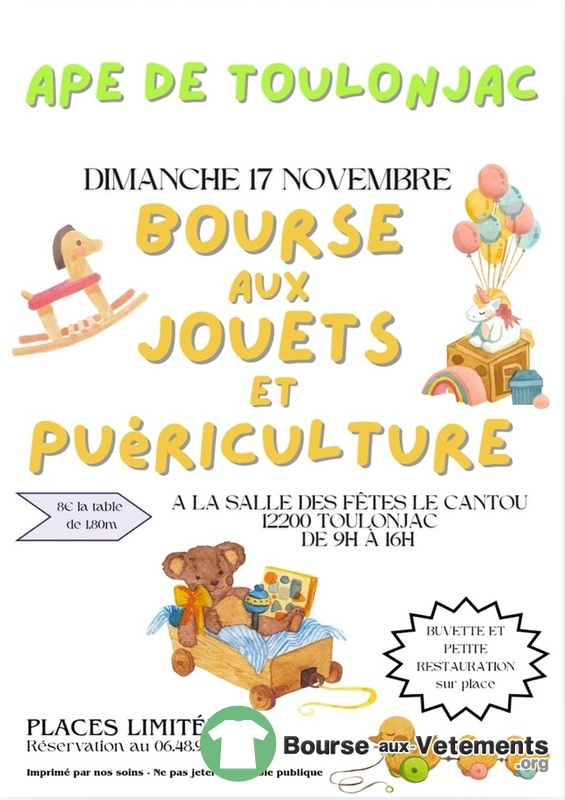 Bourse aux jouets et Puériculture