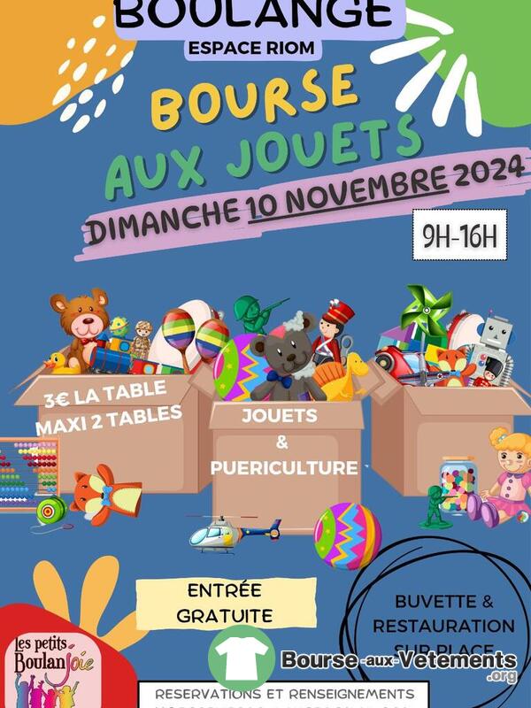 Bourse aux jouets et puériculture - Boulange