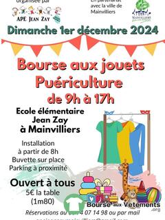 Bourse aux jouets et puériculture de L'APE Jean Zay