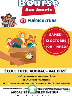 Photo de la bourse aux vêtements Bourse Aux Jouets et Puériculture - VAL D'IZÉ