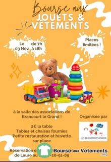 Photo de la bourse aux vêtements Bourse aux jouets et aux vêtements