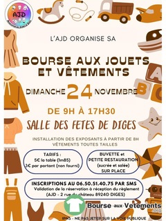 Bourse aux jouets et aux vêtements