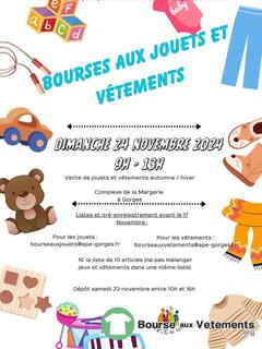 Photo de la bourse aux vêtements Bourse aux Jouets et aux Vêtements (bébé à adulte)