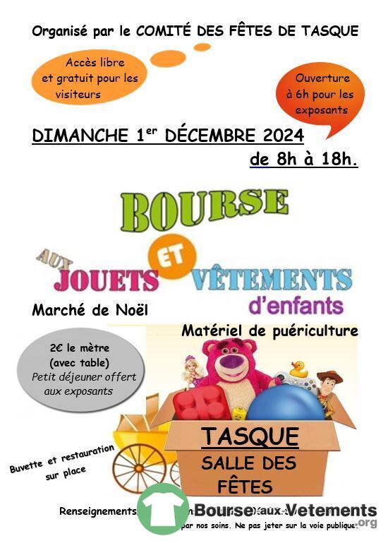 Bourse aux jouets et vêtements d'enfants