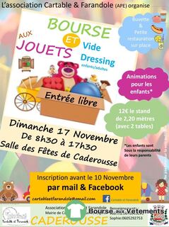 Photo de la bourse aux vêtements Bourse aux Jouets et Vide-Dressing