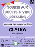 Bourse aux jouets et vide dressing