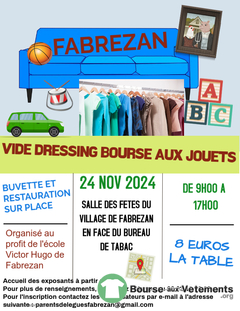 Photo de la bourse aux vêtements Bourse aux jouets et vide dressing de l école