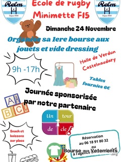 Photo de la bourse aux vêtements Bourse aux jouets et vide dressing des minimettes du RELM