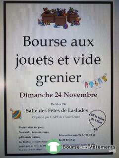 Photo de la bourse aux vêtements Bourse aux jouets et vide grenier organisé par l'APE