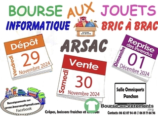 Bourse aux Jouets, Informatique et Bric à Brac