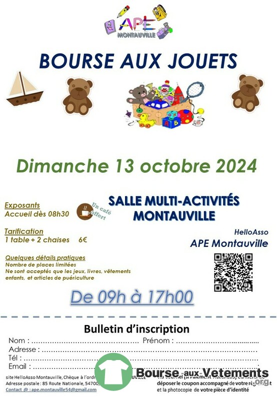 Bourse aux jouets de l'APE