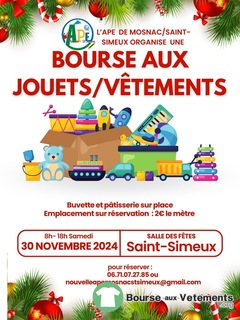 Photo de la bourse aux vêtements Bourse aux jouets de l’association des parents d’élèves