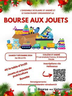 Bourse aux jouets de l'ensemble scolaire