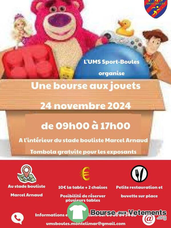 Bourse aux jouets de l'UMS Sport-Boules