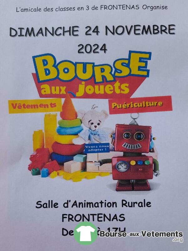 Bourse aux jouets de la Classe 3 de Frontenas