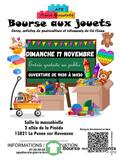 Bourse aux jouets, livres, et articles de puériculture