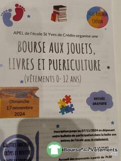 Photo de la bourse aux vêtements Bourse aux jouets, livres, et puériculture